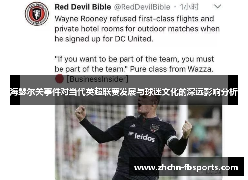 海瑟尔关事件对当代英超联赛发展与球迷文化的深远影响分析